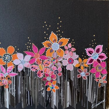 Pittura intitolato "Pink Power" da Sheryl Goodman, Opera d'arte originale, Acrilico
