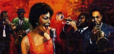 Painting titled "Jazz Song" by Shevchuk, Original Artwork