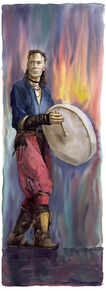 Painting titled "Varius Coloribus.St…" by Yuriy Shevchuk, Original Artwork, Watercolor