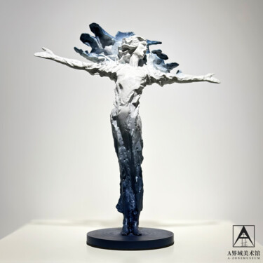 Sculpture intitulée "michael jackson" par Shi Jun Liu, Œuvre d'art originale, Coulage