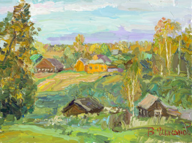 Painting titled ""Улейма. Последний…" by Vasilii Shikhanov, Original Artwork