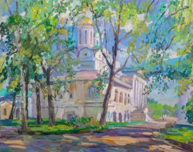 Painting titled "Спасо-Преображенски…" by Vasilii Shikhanov, Original Artwork