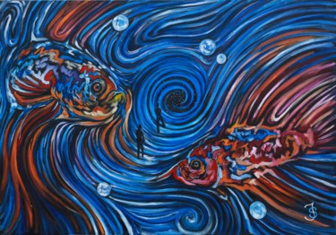 Pittura intitolato "Infinity" da Jessica Shilling, Opera d'arte originale, Olio