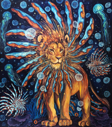 Peinture intitulée "Lyra" par Jessica Shilling, Œuvre d'art originale, Huile