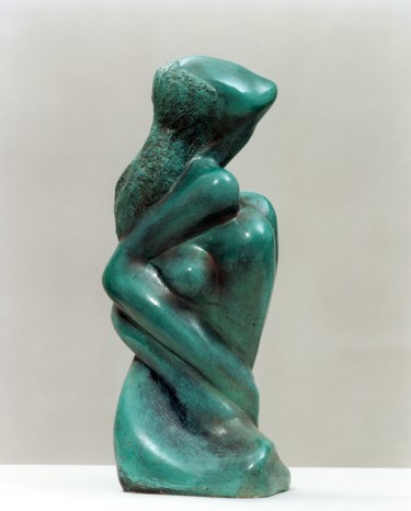 Sculpture titled "Expectation" by Shimon Drory, Original Artwork, Stone
