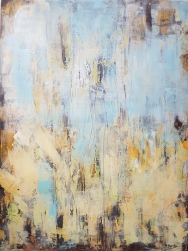 Pittura intitolato "Fantasia azul" da Mercedes Gordo, Opera d'arte originale, Acrilico