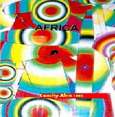 Arte digital titulada "Africa...el contine…" por Shireley, Obra de arte original, Pintura Digital