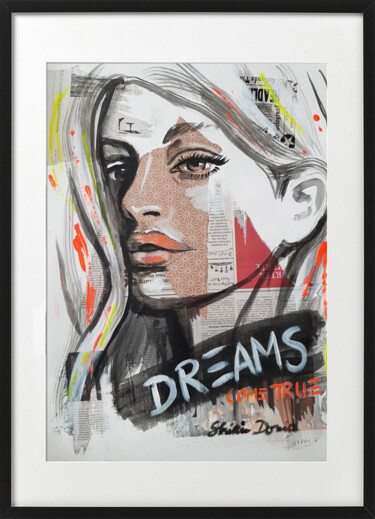 Ζωγραφική με τίτλο "DREAMS" από Shirin Donia, Αυθεντικά έργα τέχνης, Ακρυλικό