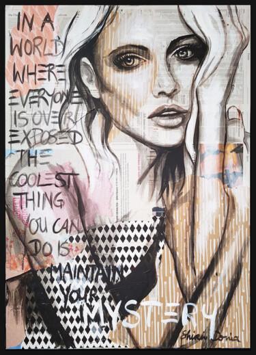 Картина под названием "MYSTERY" - Shirin Donia, Подлинное произведение искусства, Акрил Установлен на Деревянная панель