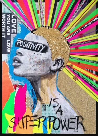 Картина под названием "CREATIVITY" - Shirin Donia, Подлинное произведение искусства, Акрил Установлен на Деревянная панель
