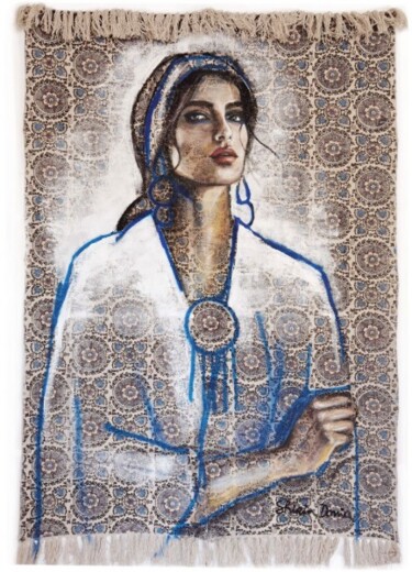 Painting titled "LA DICHA" by Shirin Donia, Original Artwork, Acrylic