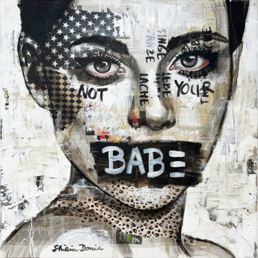 Pintura intitulada "BABE" por Shirin Donia, Obras de arte originais, Acrílico