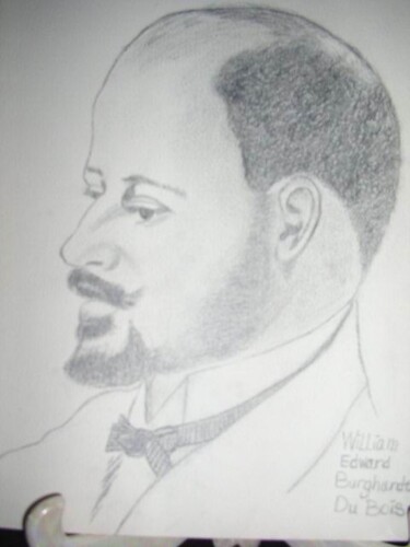 Drawing titled "W. E. B. Du Bois" by Shirley Hurst, Original Artwork, Other