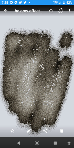 Digital Arts με τίτλο "The brown splash" από Shirley Jacobsen, Αυθεντικά έργα τέχνης, Ψηφιακή ζωγραφική