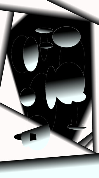 Peinture intitulée "Movements" par Shirley Jacobsen, Œuvre d'art originale, Peinture numérique