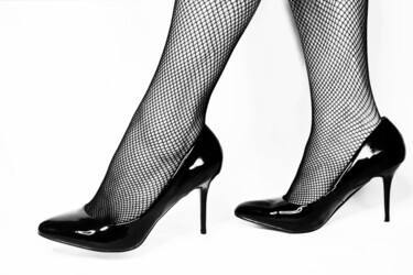 Fotografia intitolato "Lady in Heels" da Shiro Lilium Art, Opera d'arte originale, Fotografia digitale
