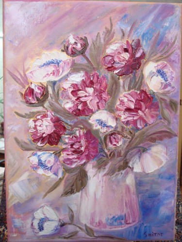 Картина под названием "eternal springtime" - Tatiana Shirova, Подлинное произведение искусства, Масло