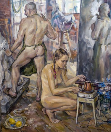 Painting titled "img-20180520-wa0004…" by Olga Shishkina, Original Artwork