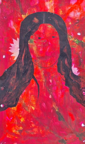 Peinture intitulée "Цвет во взгяде" par Shivai, Œuvre d'art originale, Acrylique