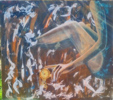 Peinture intitulée "Жизнь -Время" par Shivai, Œuvre d'art originale, Acrylique