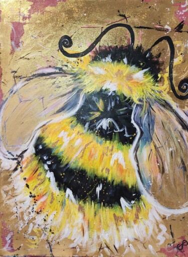 Картина под названием "Жизнь мёд" - Shivai, Подлинное произведение искусства, Акрил