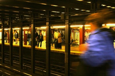 Photography titled "NYC Subway No.8" by Shiyi Sheng, Original Artwork