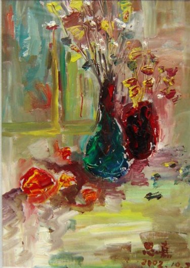 Painting titled "oil painting NO.1" by Shiyi Sheng, Original Artwork