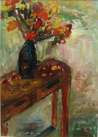 Painting titled "oil painting NO.4" by Shiyi Sheng, Original Artwork
