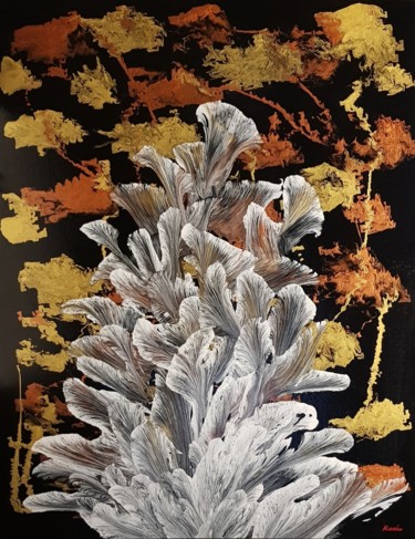 Ζωγραφική με τίτλο "magic flower1" από So Hyon Kim, Αυθεντικά έργα τέχνης, Ακρυλικό