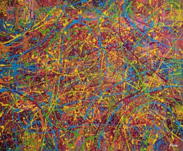 Peinture intitulée "maze3" par So Hyon Kim, Œuvre d'art originale, Acrylique