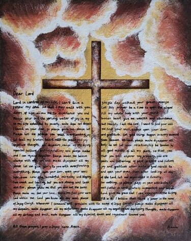 the prayer of karis1 Painting titled "the prayer of karis1" by So Hyon Kim, Original Art, Acrylic