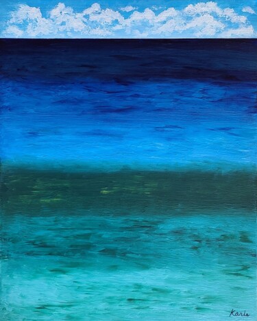 Pittura intitolato "ocean alive6" da So Hyon Kim, Opera d'arte originale, Acrilico