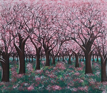 Peinture intitulée "like trees13" par So Hyon Kim, Œuvre d'art originale, Acrylique