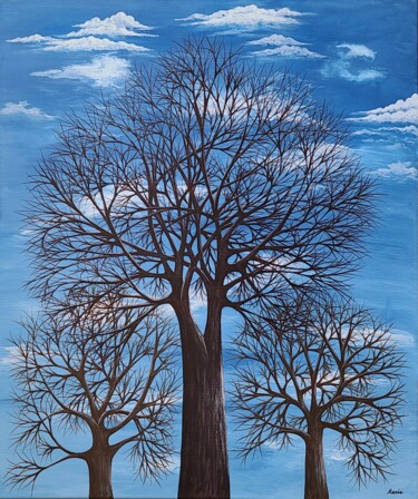 Pintura titulada "like trees8" por So Hyon Kim, Obra de arte original, Acrílico