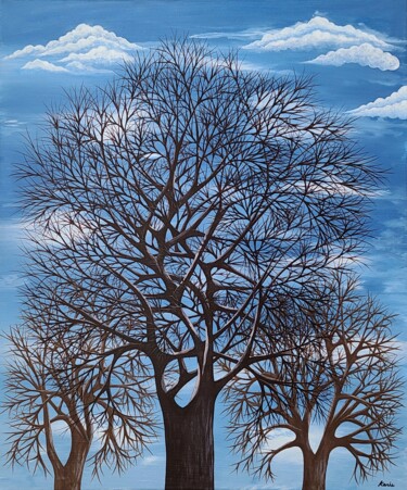 Pintura titulada "like trees7" por So Hyon Kim, Obra de arte original, Acrílico