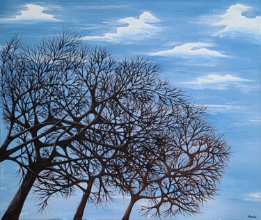 Pittura intitolato "like trees6" da So Hyon Kim, Opera d'arte originale, Acrilico