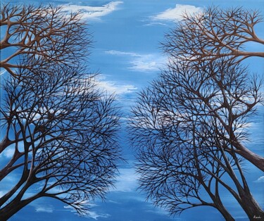 Peinture intitulée "like trees5" par So Hyon Kim, Œuvre d'art originale, Acrylique