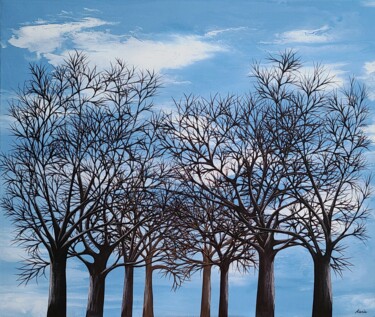 Peinture intitulée "like trees4" par So Hyon Kim, Œuvre d'art originale, Acrylique