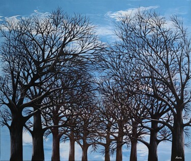 Pintura titulada "like trees3" por So Hyon Kim, Obra de arte original, Acrílico