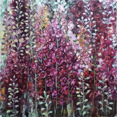 Картина под названием "Краски лета" - Tatiana Shmakova, Подлинное произведение искусства, Масло Установлен на Деревянная рам…