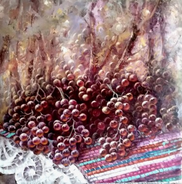 Картина под названием "Новый урожай" - Tatiana Shmakova, Подлинное произведение искусства, Масло Установлен на Деревянная ра…