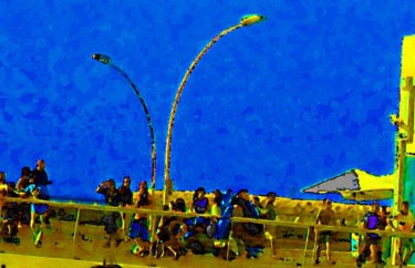 Digital Arts titled "Seaside" by Shmuel Ben Hagai, Original Artwork