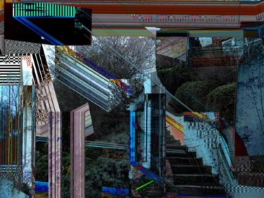 Arts numériques intitulée "Steps" par Shmuel Ben Hagai, Œuvre d'art originale, Photo montage