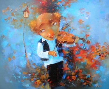 Painting titled "Серенада для любимой" by Stepan Verbeshchuk, Original Artwork