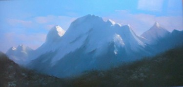 Картина под названием "Горы" - Stepan Verbeshchuk, Подлинное произведение искусства