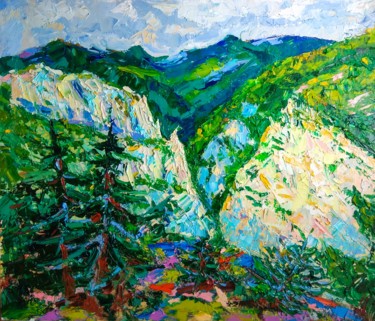 «On the Grand Canyon»\«На Большом Каньоне" Картина под названием "«On the Grand Canyo…" - Artem Shubin, Подлинное произведение искусства, Масло