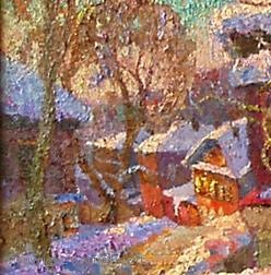 Painting titled "Winter. Deatil / Зи…" by Shubnikov, Original Artwork