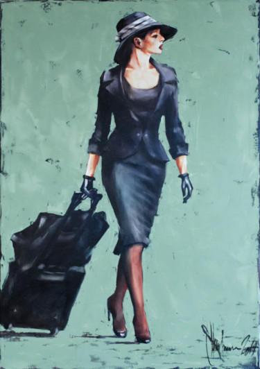 Painting titled "Freedom II." by Shulman, Original Art, Oil