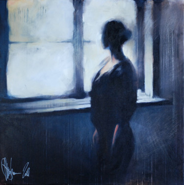 Expectation. Allegory. Peinture intitulée "Expectation. Allego…" par Shulman, Œuvre d'art originale, Huile
