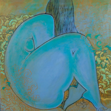 Картина под названием "The Teenager" - Shuren, Подлинное произведение искусства, Масло